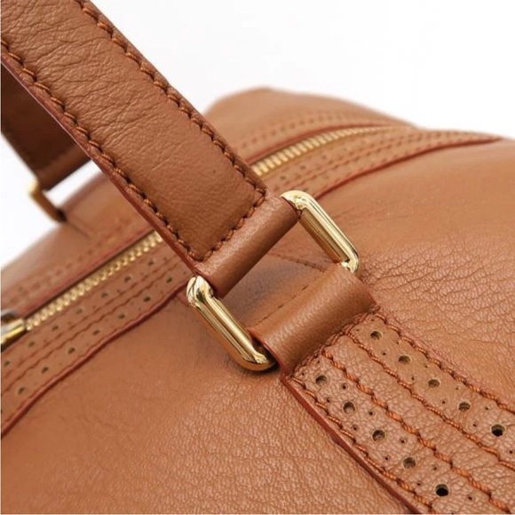 Celine Tea Leather Boston Handbag - Picture 5 of 10